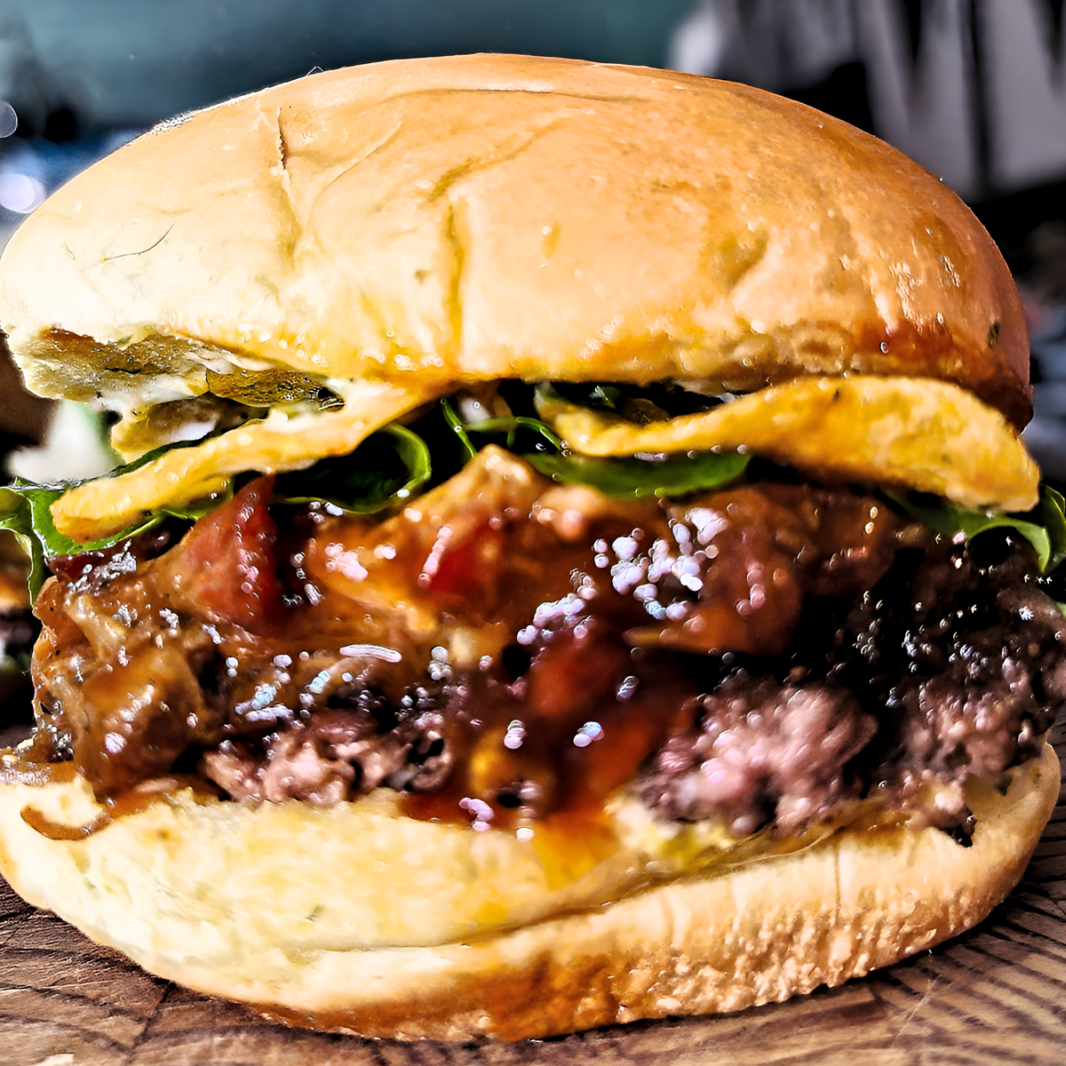 The Piggy Back Burger