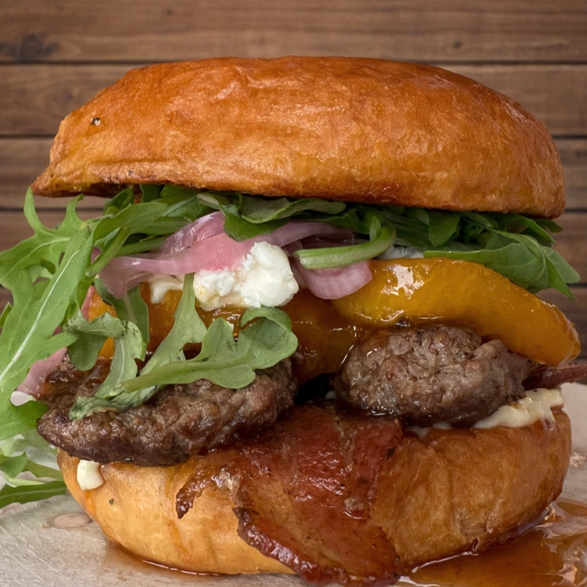 Flowering Peach Burger